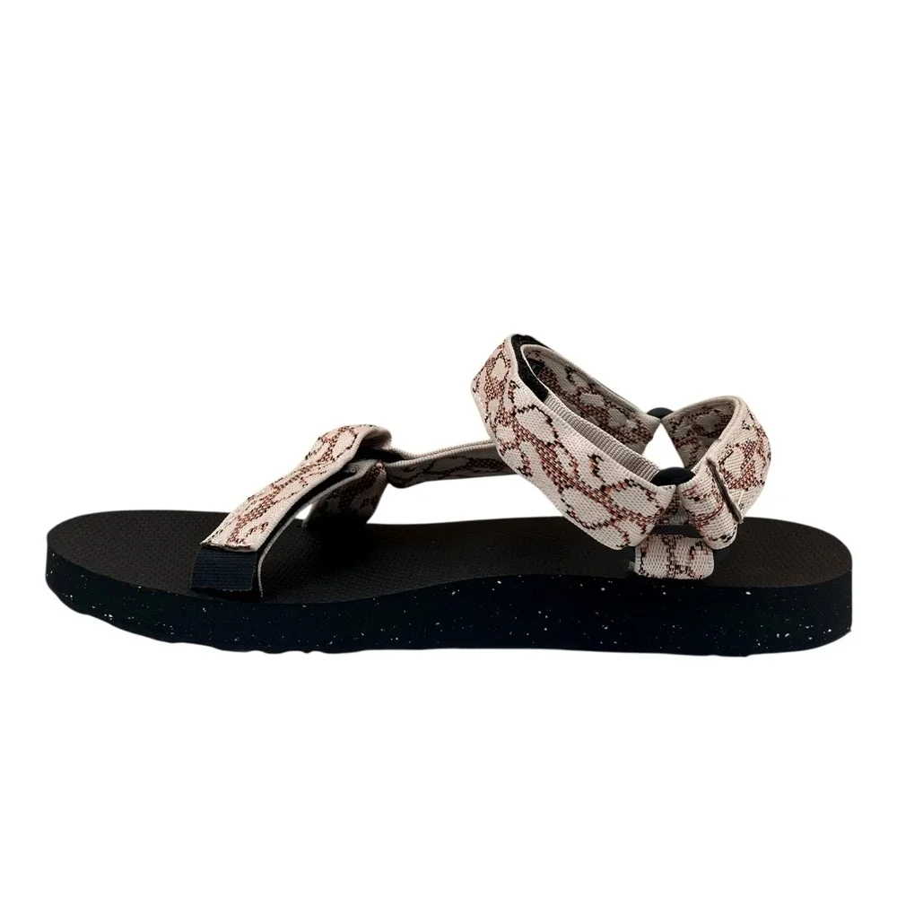 Teva Men's Universal Reloop Sport Adjustable Sandal Size 11 Natural Black Beige